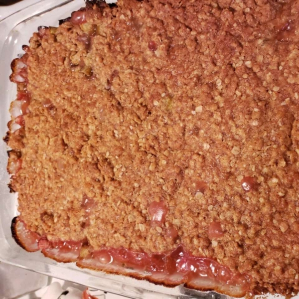 Rhubarb Crunch