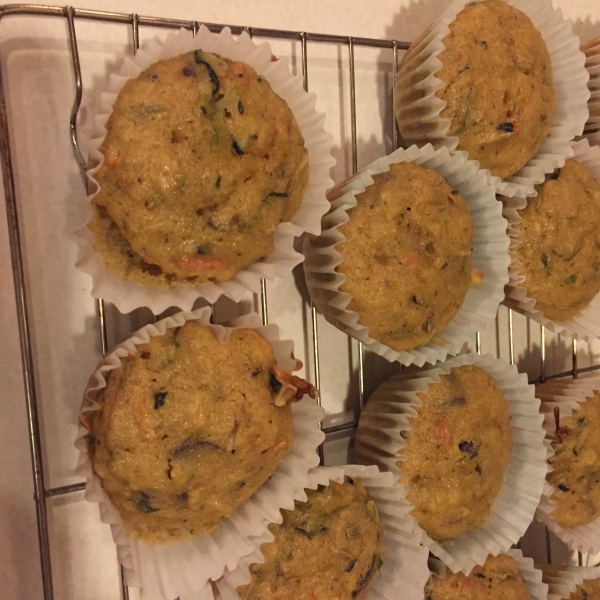 Zucchini-Lemon-Poppy Seed Muffins