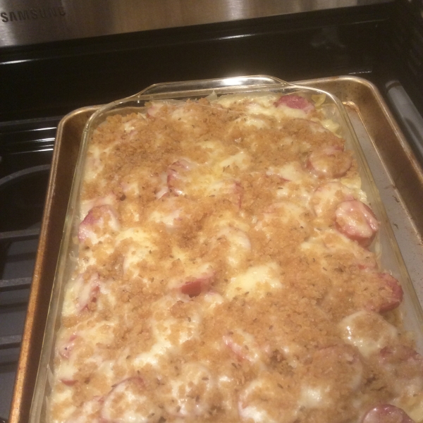 Polish Reuben Casserole