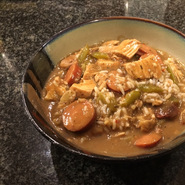 Chicken and Andouille Sausage Gumbo