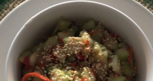 Quick and Easy Asian Sesame Cucumber Salad