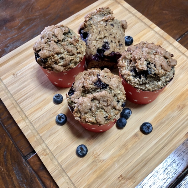 Eggless Whole Wheat Muffins