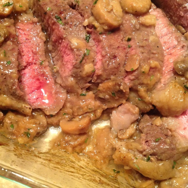 Mushroom Smothered Steak