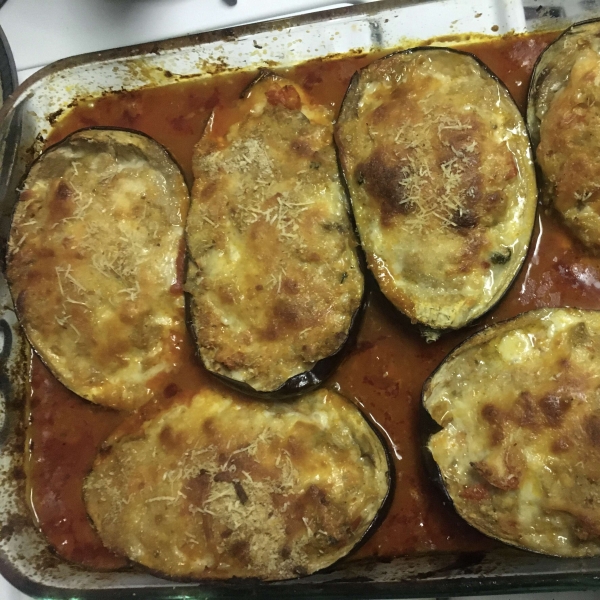 Stuffed Eggplant Parmesan