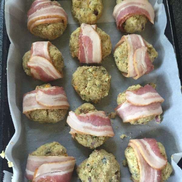 Bacon-Wrapped Stuffing Balls
