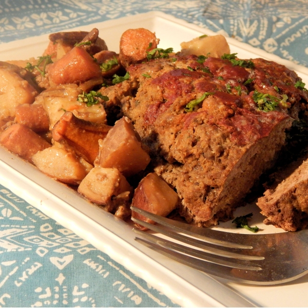 Flavorized Slow Cooker Meatloaf