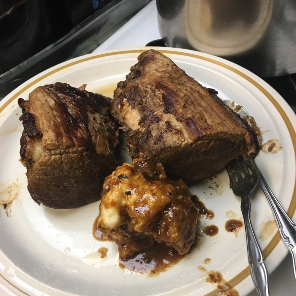 Apricot Marinated Eye of Round Roast