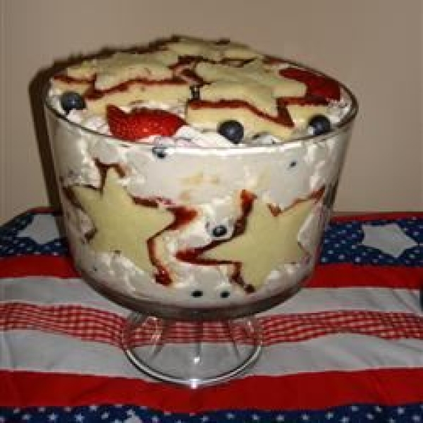 Red, White and Blue Ambrosia