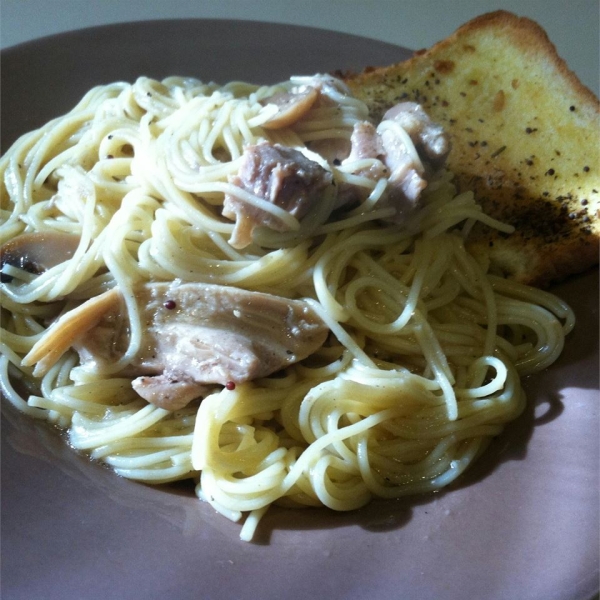 Chicken with Chanterelle Mushrooms and Marsala Wine