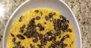 Butternut Squash Risotto with Toasted Pumpkin Seeds
