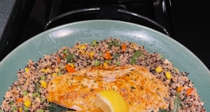 Healthier Broiled Tilapia Parmesan