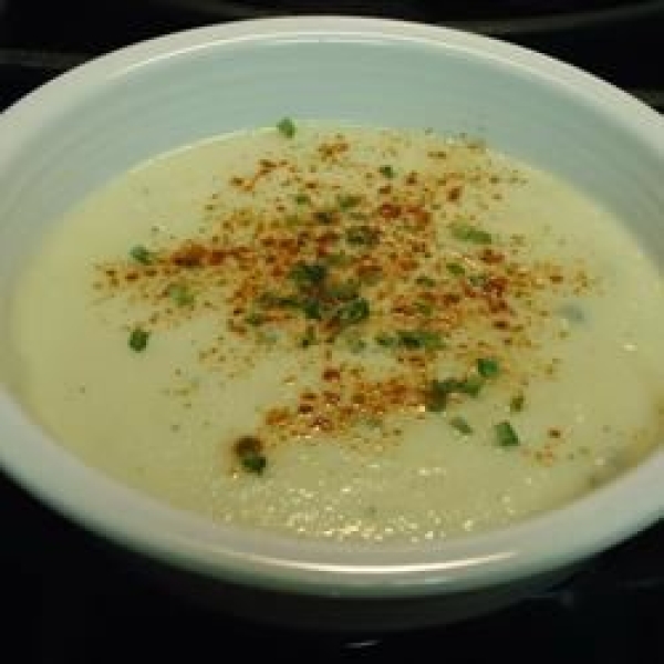 Creamy Cauliflower With Ginger Soup