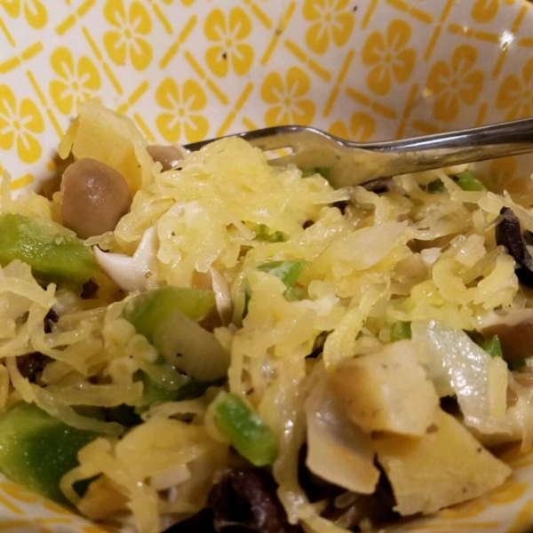 Mediterranean Spaghetti Squash