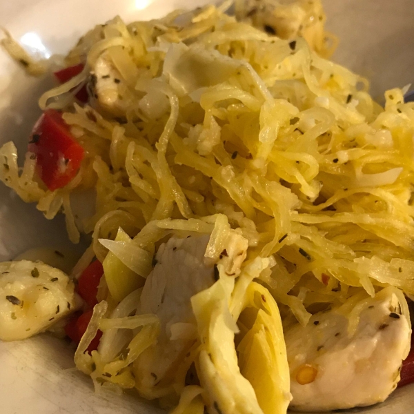 Mediterranean Spaghetti Squash