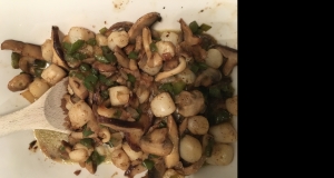 Sauteed Mushrooms and Scallops