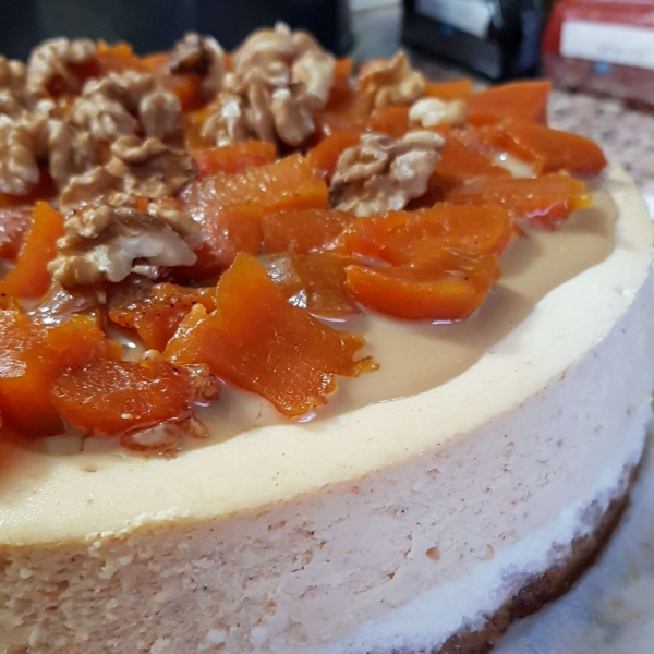 Pumpkin Tahini Cheesecake