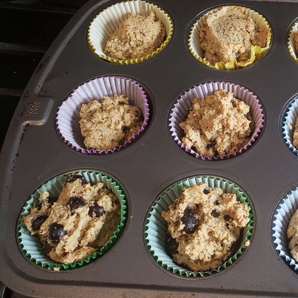 Almond Flour Blueberry Muffins (Gluten Free)