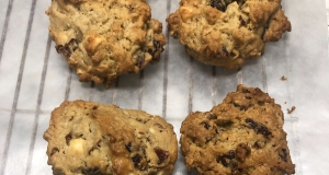 Oatmeal Cranberry White Chocolate Chunk Cookies