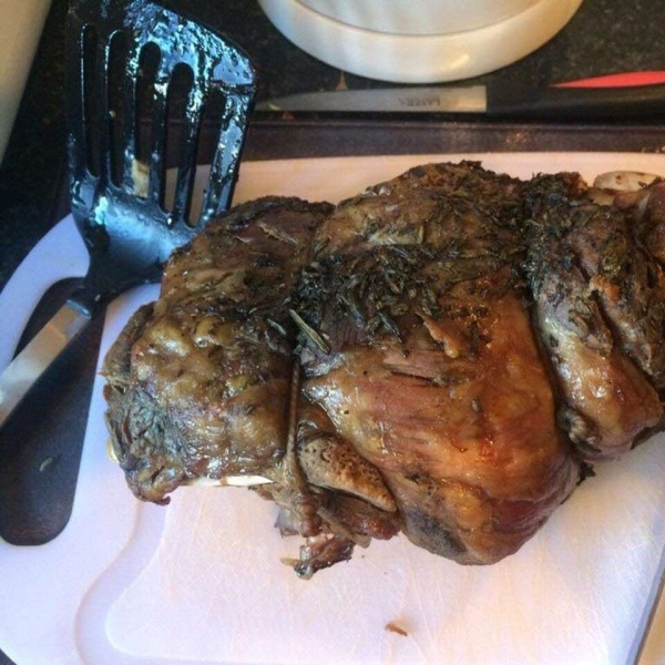 Slow Roast Leg of Lamb