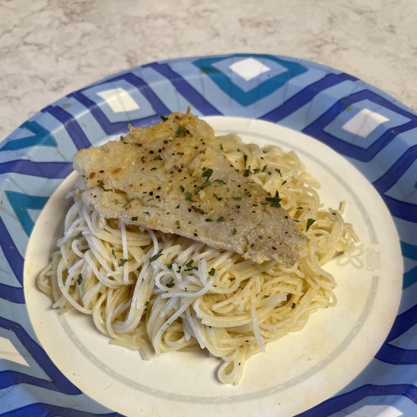 Garlic Shrimp Linguine