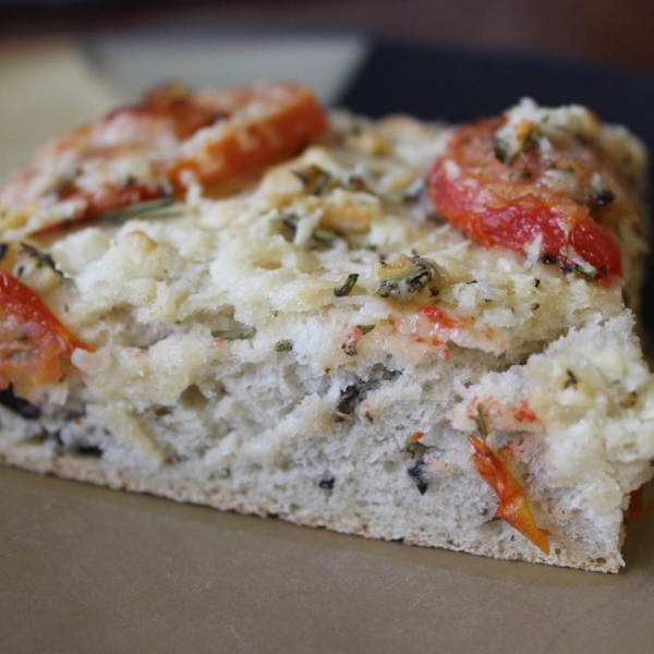 Black Olive and Rosemary Focaccia