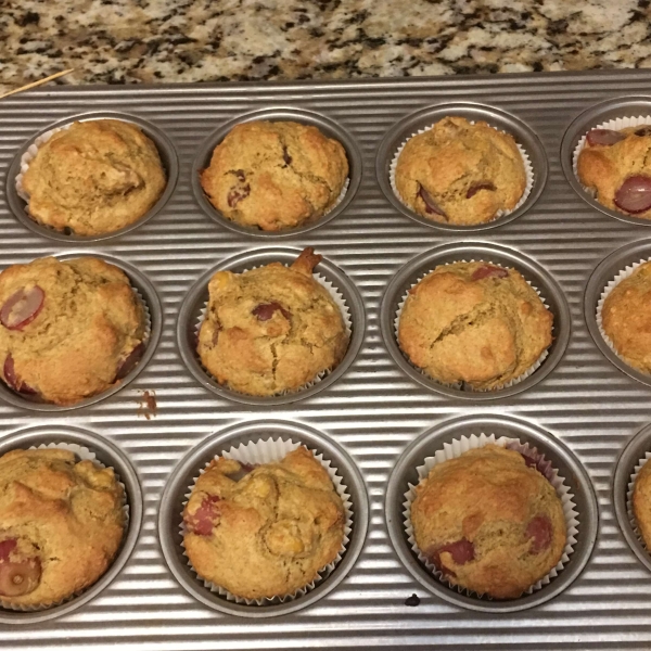 Zestos' Chickpea and Grape Muffins