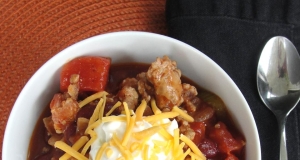 Simple Scandinavian Turkey Chili