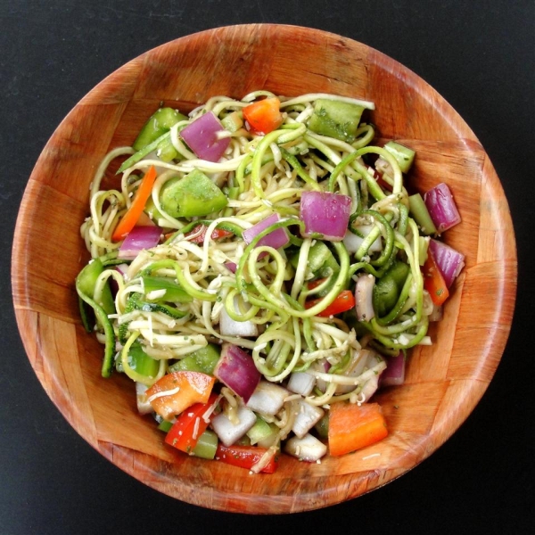 Easy Healthy Zucchini Salad