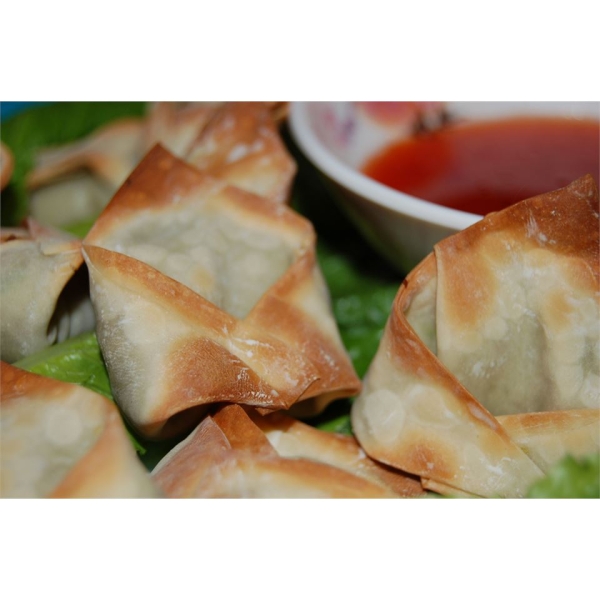 Edamame-Stuffed Wontons