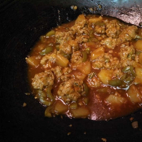 Sweet and Sour Pork Patties