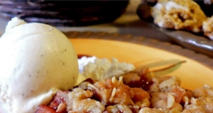 Brenda's Apple and Pomegranate Crisp