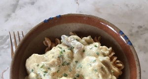 Cheesy Chicken and Chive Sauce