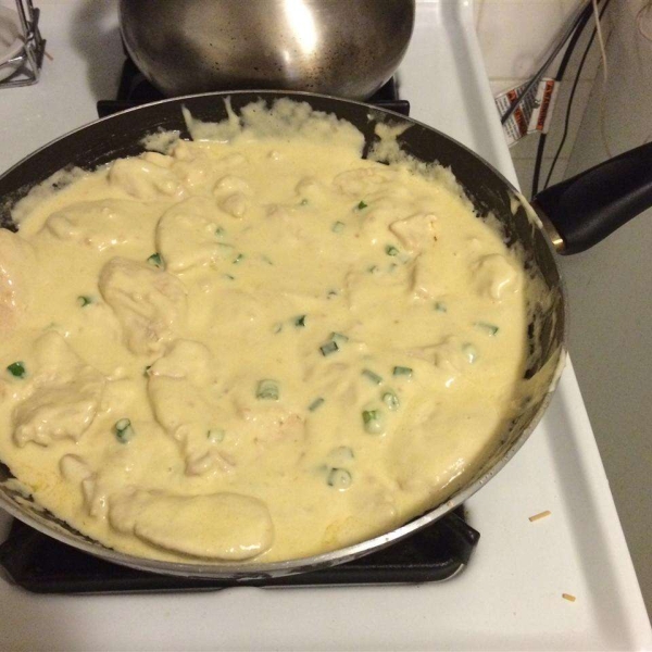 Cheesy Chicken and Chive Sauce