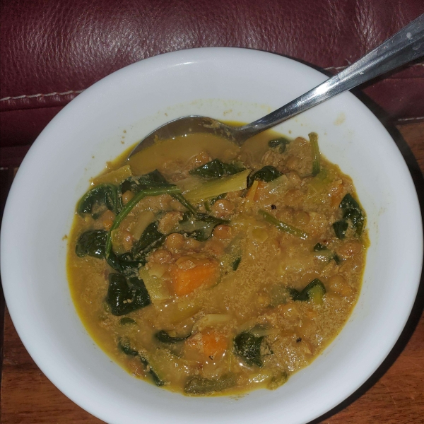 Ruth's Red Lentil and Potato Soup