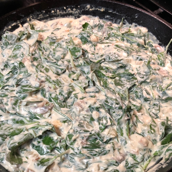 Cream Cheese Spinach Casserole