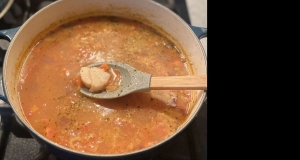 Pam's Poached Fish Soup