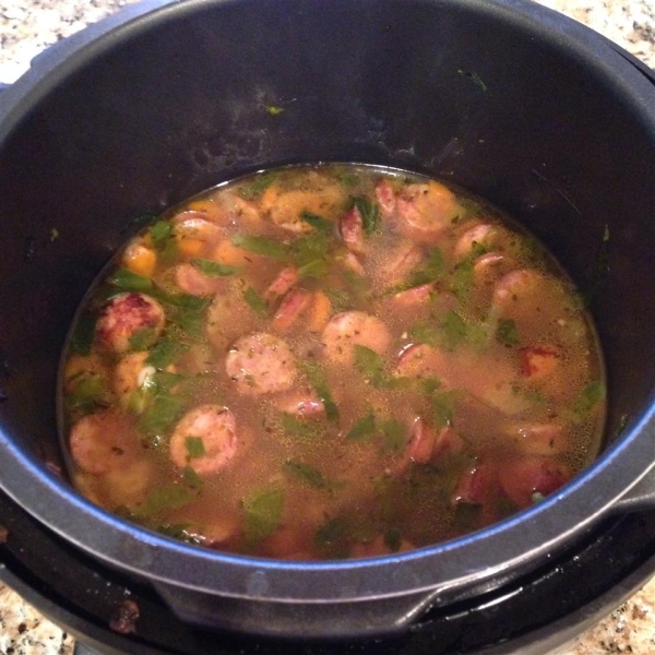 Kale Soup with Portuguese Sausage