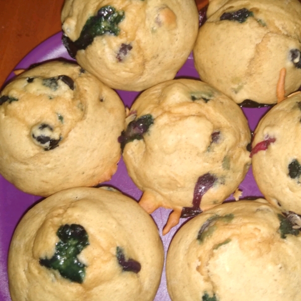 Banana Blueberry Muffins