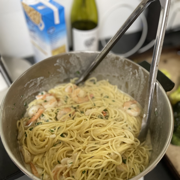 Creamy Shrimp Scampi