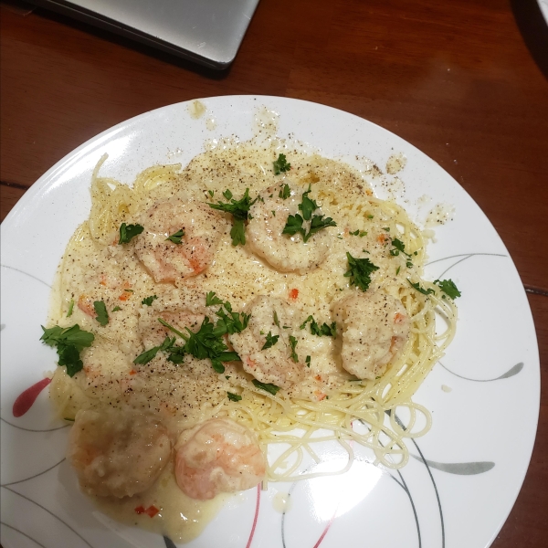 Creamy Shrimp Scampi