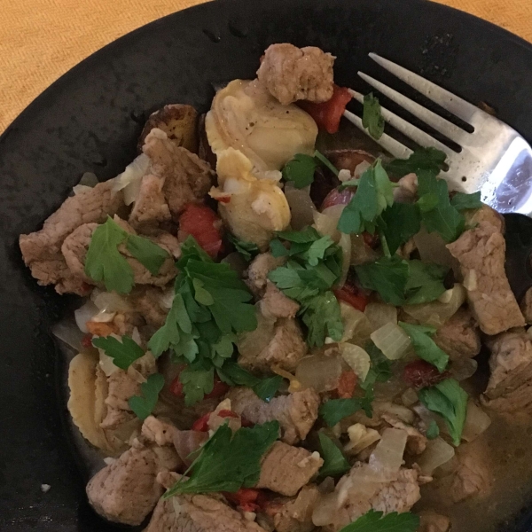 Portuguese Pork Alentejana