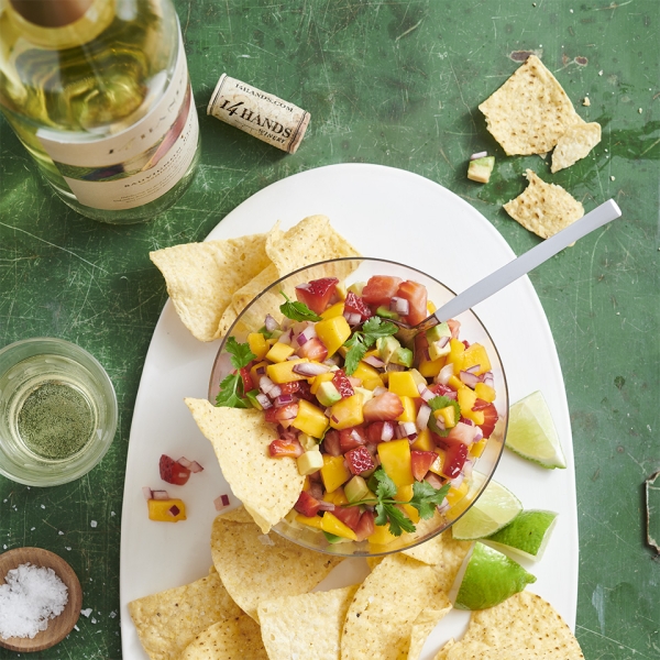 Light Avocado Mango Salsa