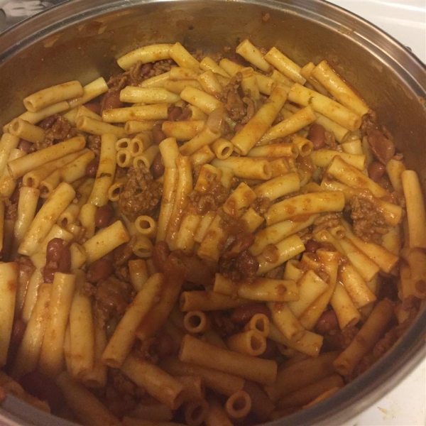 Chili with Ziti