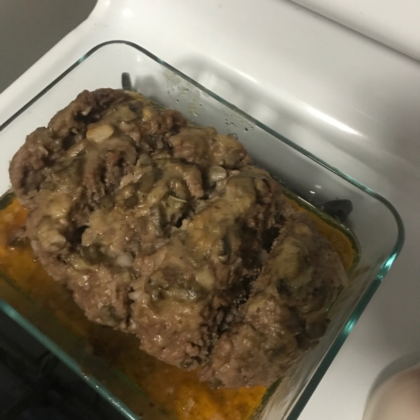 Creamy Mushroom Meatloaf