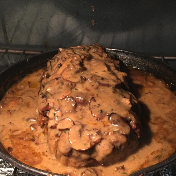 Creamy Mushroom Meatloaf