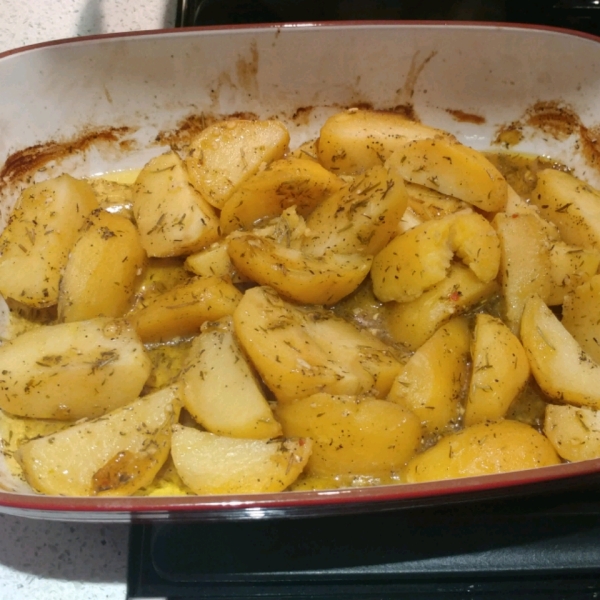 Greek Style Potatoes