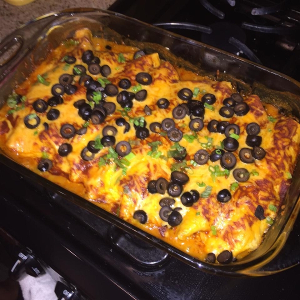 Quick Chicken Enchiladas