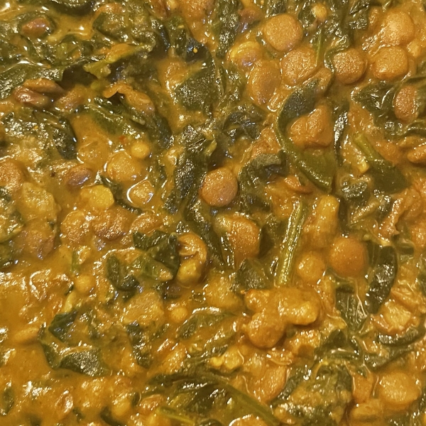 Indian Dahl with Spinach