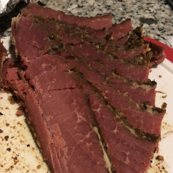 Easy Homemade Pastrami