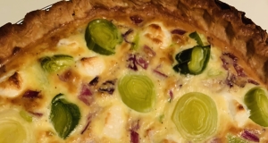 Goat Cheese and Leek Quiche